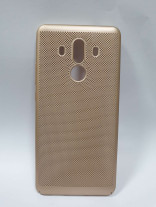 Луксозен твърд гръб ултра тънък PERFO за Huawei Mate 10 Pro златист 